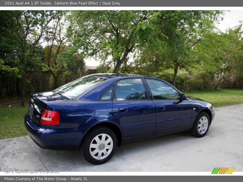 Santorin Blue Pearl Effect / Opal Grey 2001 Audi A4 1.8T Sedan