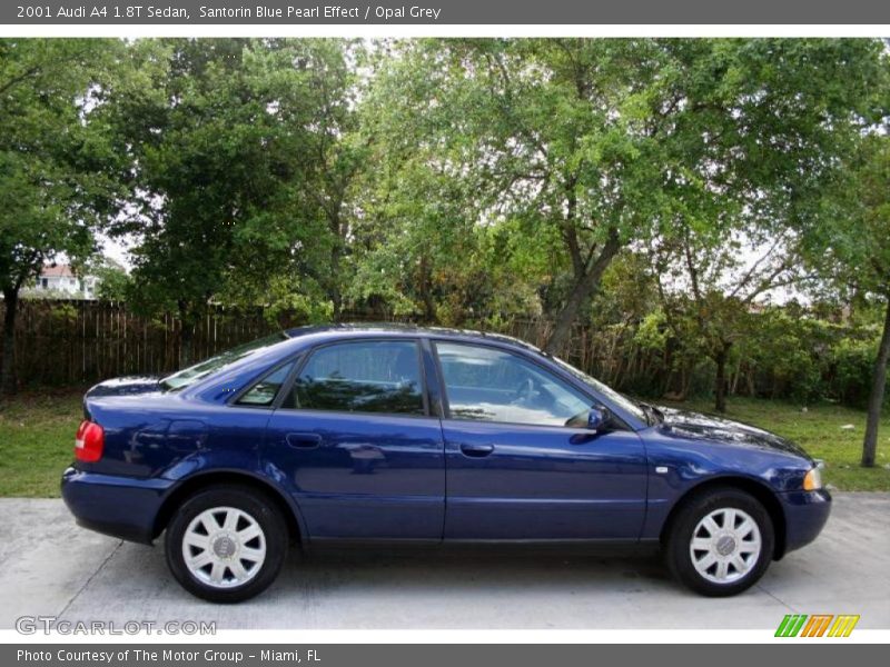 Santorin Blue Pearl Effect / Opal Grey 2001 Audi A4 1.8T Sedan