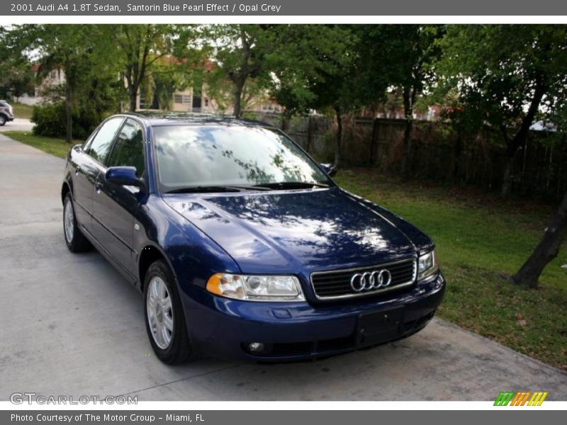 Santorin Blue Pearl Effect / Opal Grey 2001 Audi A4 1.8T Sedan