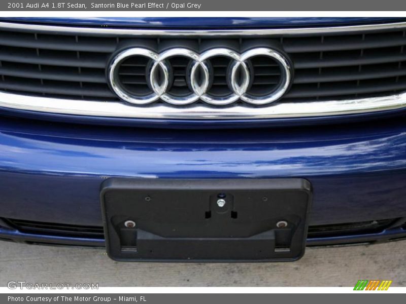 Santorin Blue Pearl Effect / Opal Grey 2001 Audi A4 1.8T Sedan