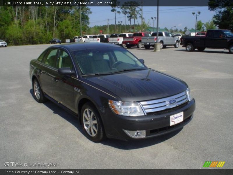 Alloy Grey Metallic / Medium Light Stone 2008 Ford Taurus SEL