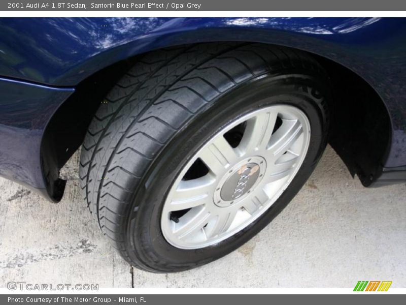 Santorin Blue Pearl Effect / Opal Grey 2001 Audi A4 1.8T Sedan