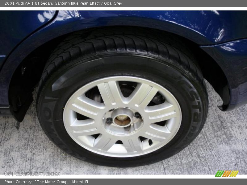 Santorin Blue Pearl Effect / Opal Grey 2001 Audi A4 1.8T Sedan