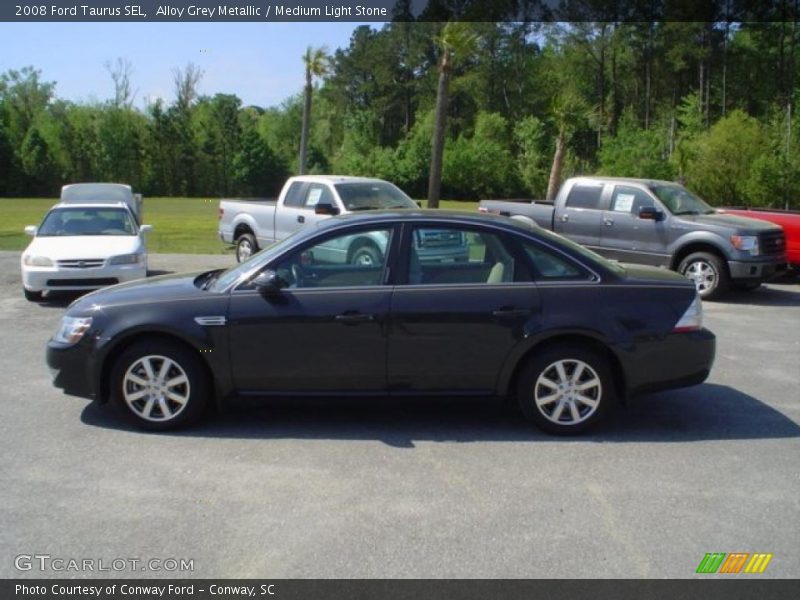 Alloy Grey Metallic / Medium Light Stone 2008 Ford Taurus SEL