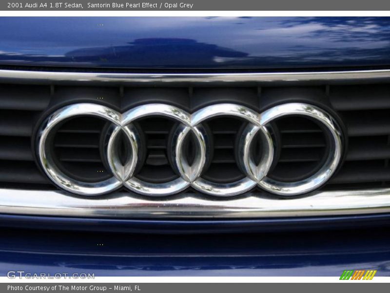 Santorin Blue Pearl Effect / Opal Grey 2001 Audi A4 1.8T Sedan