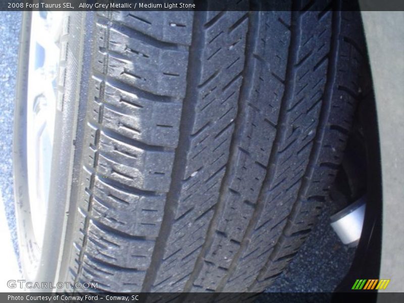 Alloy Grey Metallic / Medium Light Stone 2008 Ford Taurus SEL