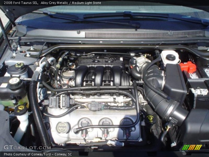 Alloy Grey Metallic / Medium Light Stone 2008 Ford Taurus SEL