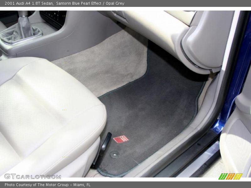 Santorin Blue Pearl Effect / Opal Grey 2001 Audi A4 1.8T Sedan