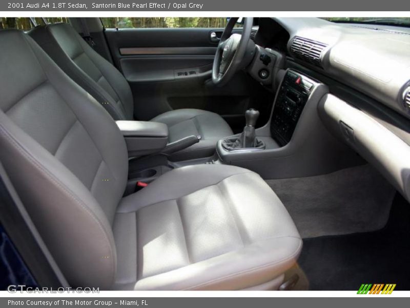 Santorin Blue Pearl Effect / Opal Grey 2001 Audi A4 1.8T Sedan