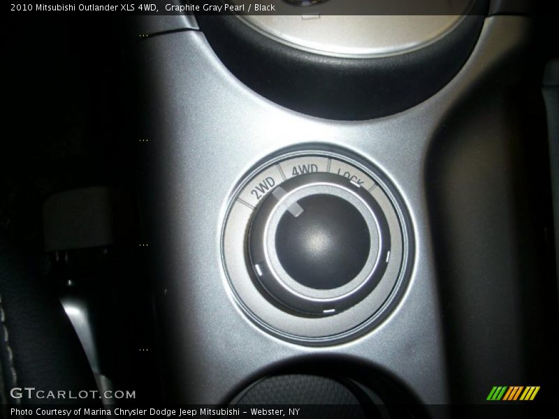 Graphite Gray Pearl / Black 2010 Mitsubishi Outlander XLS 4WD