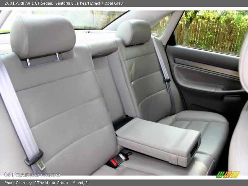 Santorin Blue Pearl Effect / Opal Grey 2001 Audi A4 1.8T Sedan