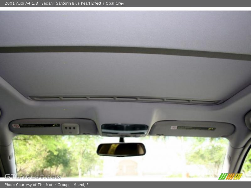 Santorin Blue Pearl Effect / Opal Grey 2001 Audi A4 1.8T Sedan