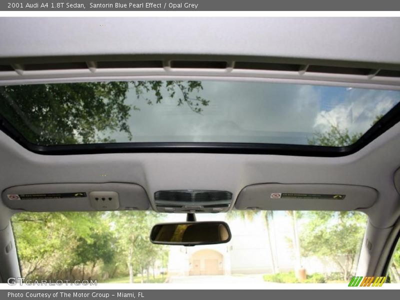 Santorin Blue Pearl Effect / Opal Grey 2001 Audi A4 1.8T Sedan