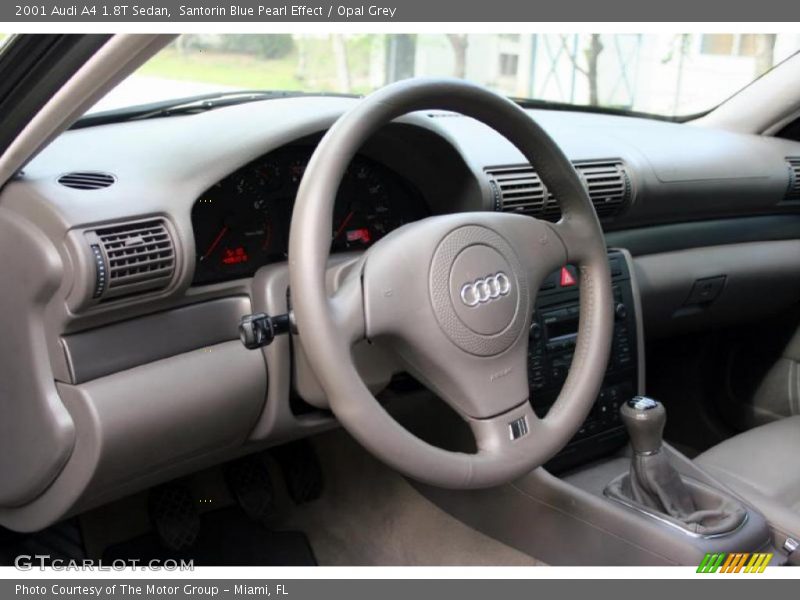 Santorin Blue Pearl Effect / Opal Grey 2001 Audi A4 1.8T Sedan