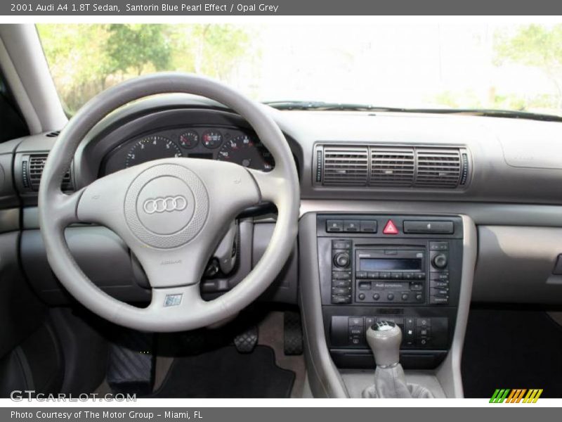 Santorin Blue Pearl Effect / Opal Grey 2001 Audi A4 1.8T Sedan