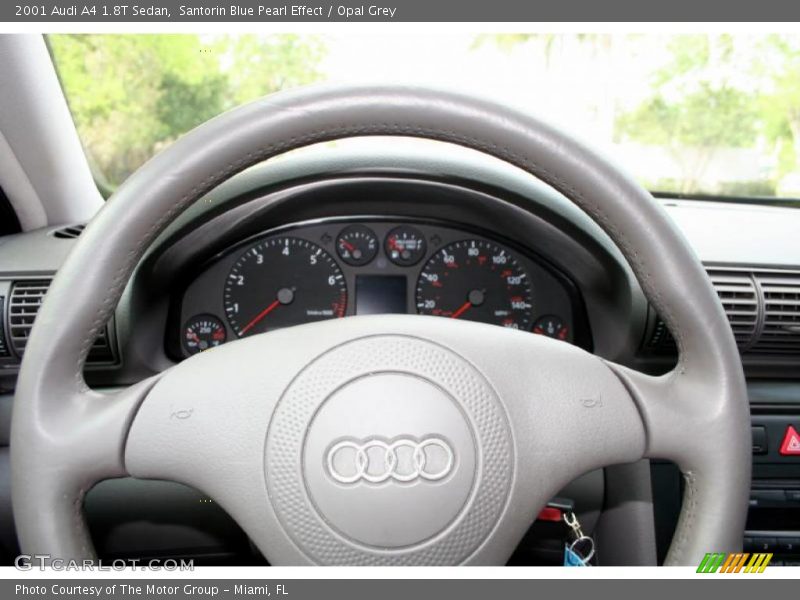 Santorin Blue Pearl Effect / Opal Grey 2001 Audi A4 1.8T Sedan