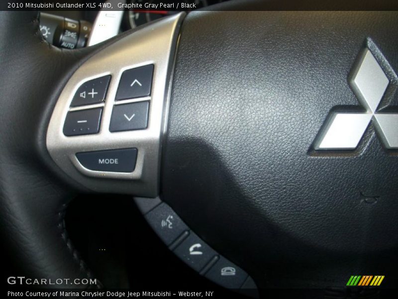 Graphite Gray Pearl / Black 2010 Mitsubishi Outlander XLS 4WD