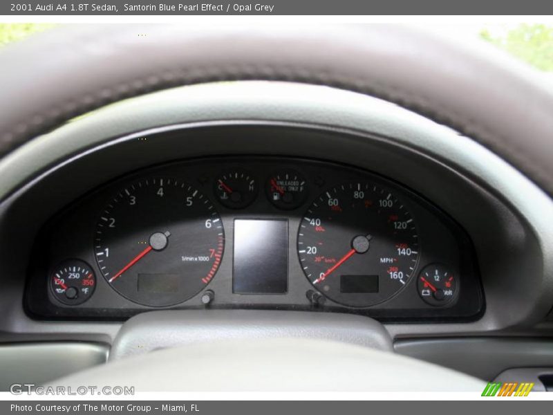 Santorin Blue Pearl Effect / Opal Grey 2001 Audi A4 1.8T Sedan