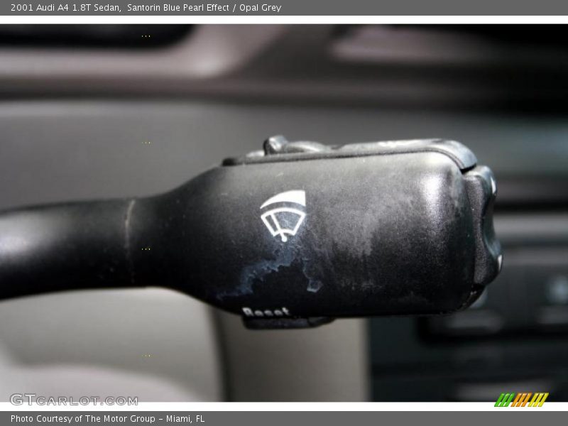 Santorin Blue Pearl Effect / Opal Grey 2001 Audi A4 1.8T Sedan