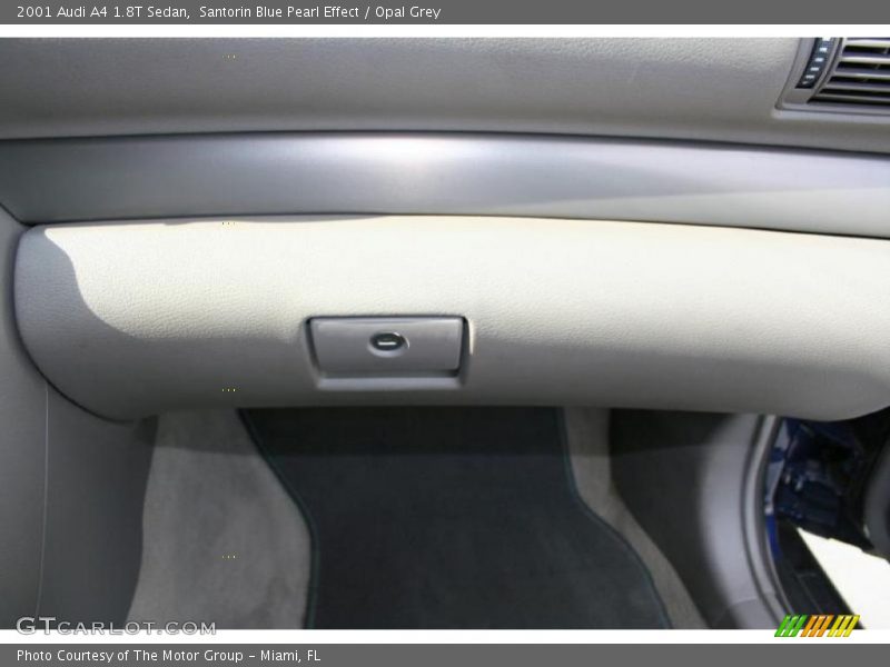 Santorin Blue Pearl Effect / Opal Grey 2001 Audi A4 1.8T Sedan