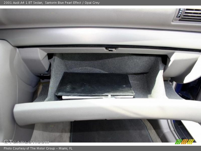 Santorin Blue Pearl Effect / Opal Grey 2001 Audi A4 1.8T Sedan