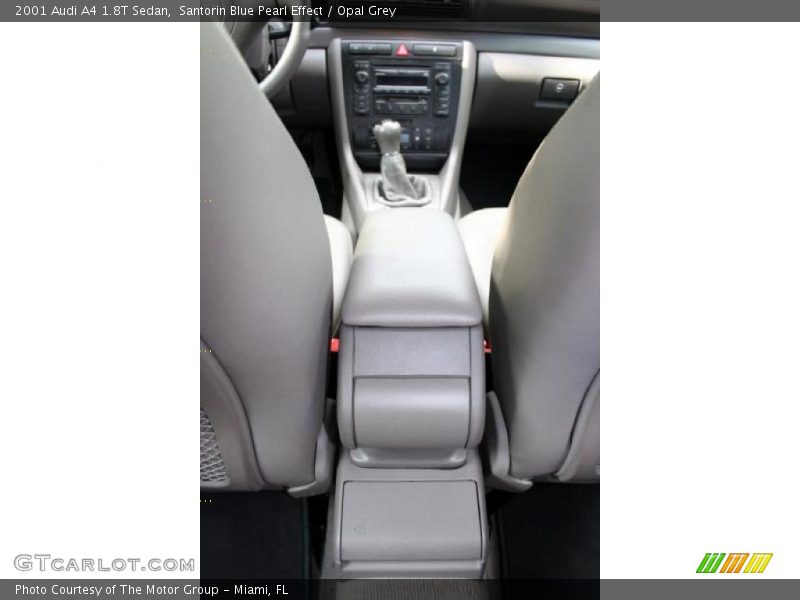 Santorin Blue Pearl Effect / Opal Grey 2001 Audi A4 1.8T Sedan