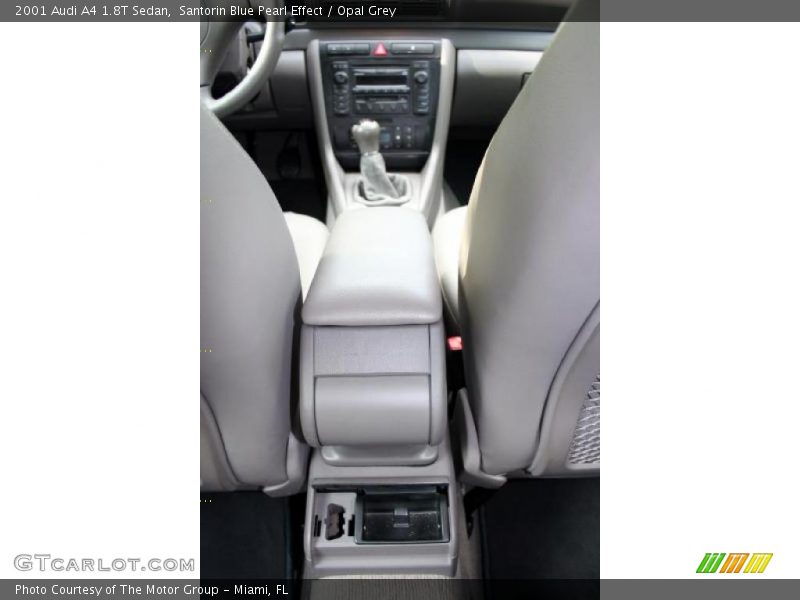 Santorin Blue Pearl Effect / Opal Grey 2001 Audi A4 1.8T Sedan