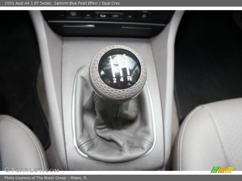 Santorin Blue Pearl Effect / Opal Grey 2001 Audi A4 1.8T Sedan