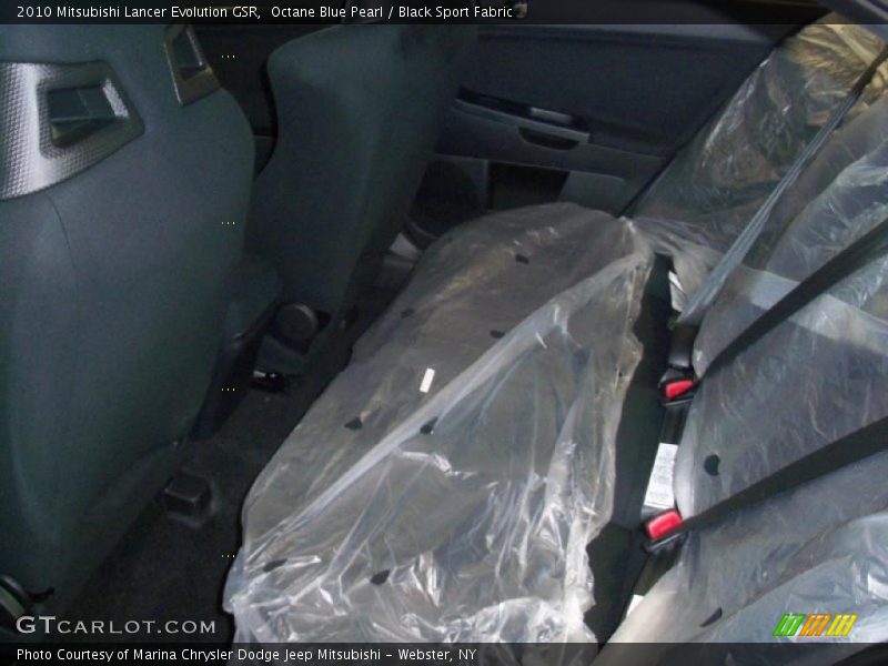Octane Blue Pearl / Black Sport Fabric 2010 Mitsubishi Lancer Evolution GSR