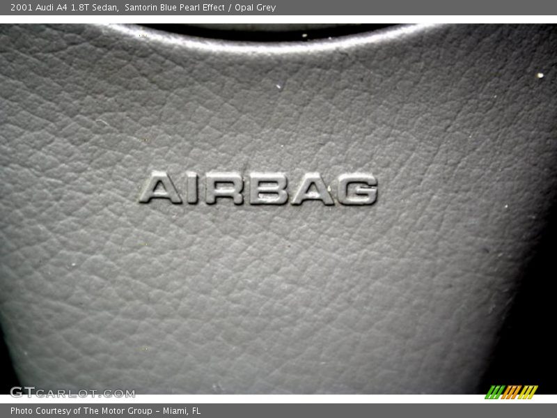 Santorin Blue Pearl Effect / Opal Grey 2001 Audi A4 1.8T Sedan