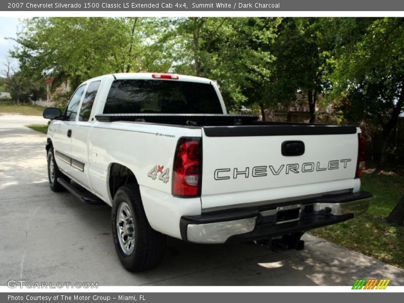 Summit White / Dark Charcoal 2007 Chevrolet Silverado 1500 Classic LS Extended Cab 4x4