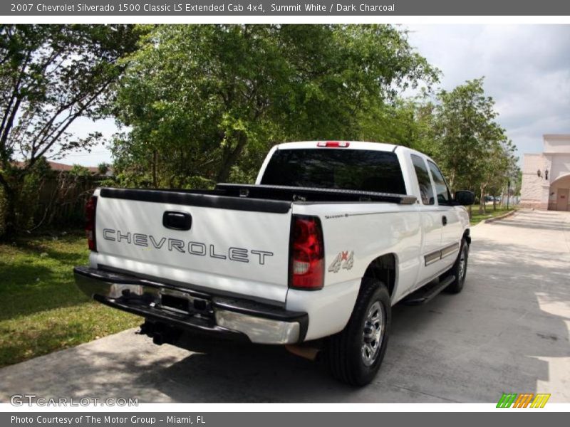 Summit White / Dark Charcoal 2007 Chevrolet Silverado 1500 Classic LS Extended Cab 4x4