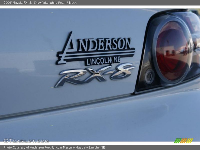 Snowflake White Pearl / Black 2006 Mazda RX-8