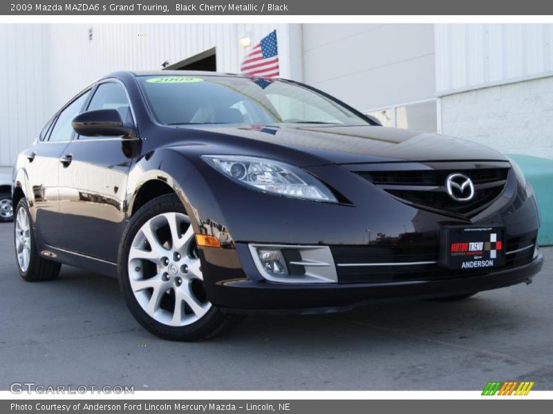 Black Cherry Metallic / Black 2009 Mazda MAZDA6 s Grand Touring