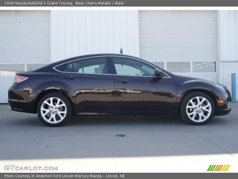 Black Cherry Metallic / Black 2009 Mazda MAZDA6 s Grand Touring