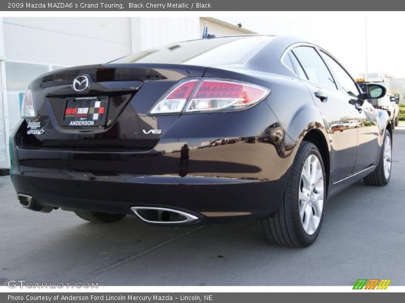 Black Cherry Metallic / Black 2009 Mazda MAZDA6 s Grand Touring