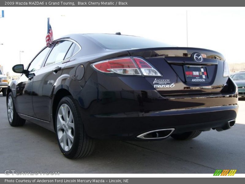 Black Cherry Metallic / Black 2009 Mazda MAZDA6 s Grand Touring