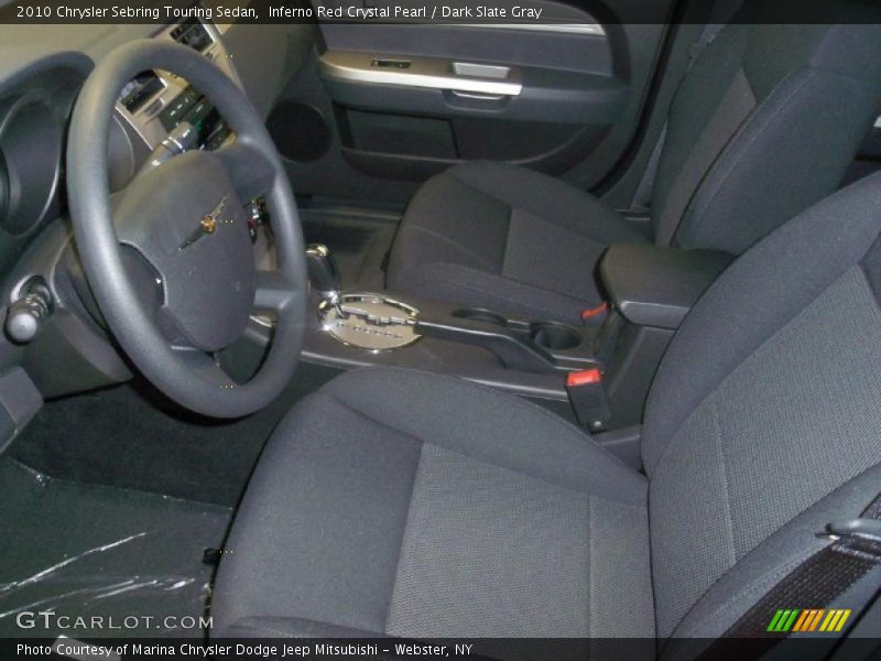 Inferno Red Crystal Pearl / Dark Slate Gray 2010 Chrysler Sebring Touring Sedan