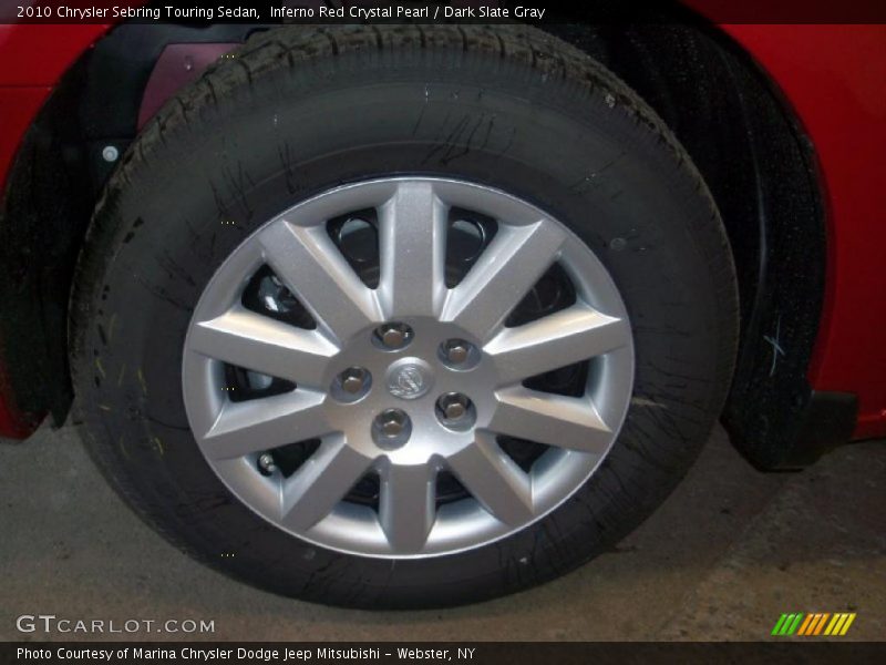 Inferno Red Crystal Pearl / Dark Slate Gray 2010 Chrysler Sebring Touring Sedan