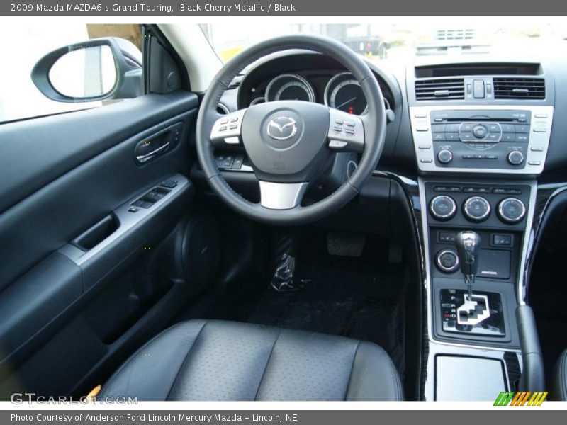 Black Cherry Metallic / Black 2009 Mazda MAZDA6 s Grand Touring