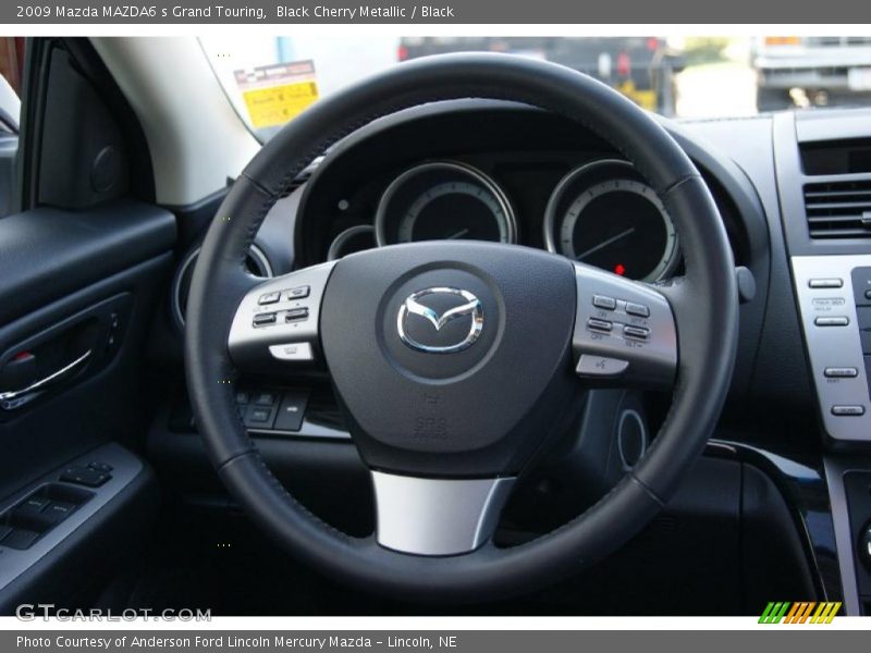 Black Cherry Metallic / Black 2009 Mazda MAZDA6 s Grand Touring