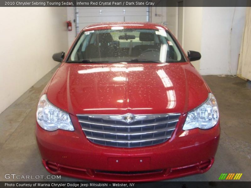 Inferno Red Crystal Pearl / Dark Slate Gray 2010 Chrysler Sebring Touring Sedan