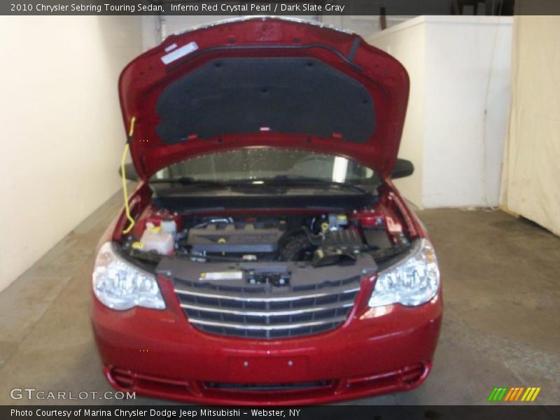 Inferno Red Crystal Pearl / Dark Slate Gray 2010 Chrysler Sebring Touring Sedan