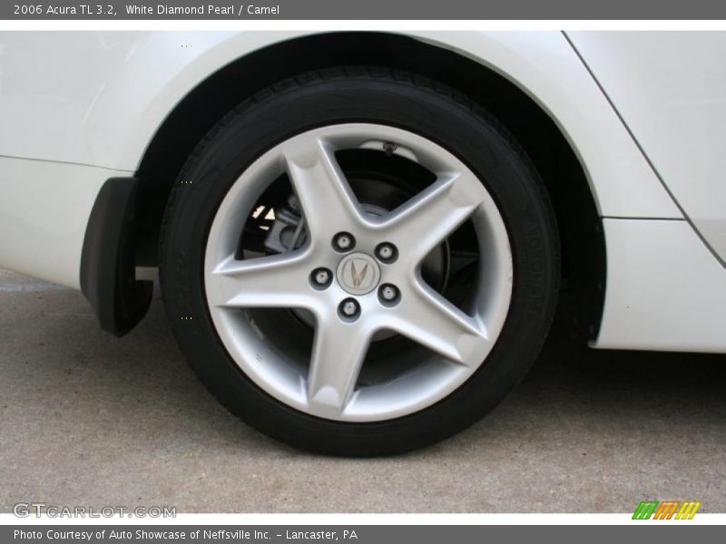 White Diamond Pearl / Camel 2006 Acura TL 3.2