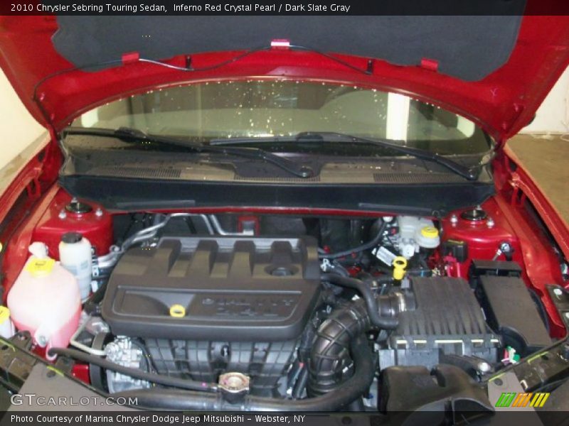 Inferno Red Crystal Pearl / Dark Slate Gray 2010 Chrysler Sebring Touring Sedan