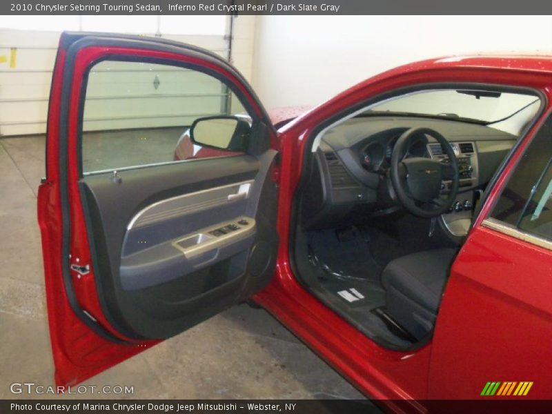 Inferno Red Crystal Pearl / Dark Slate Gray 2010 Chrysler Sebring Touring Sedan
