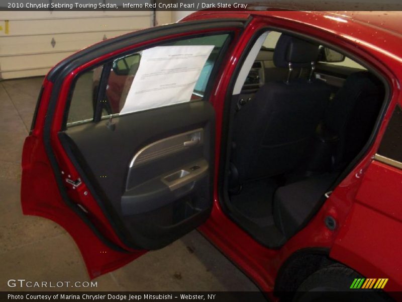 Inferno Red Crystal Pearl / Dark Slate Gray 2010 Chrysler Sebring Touring Sedan