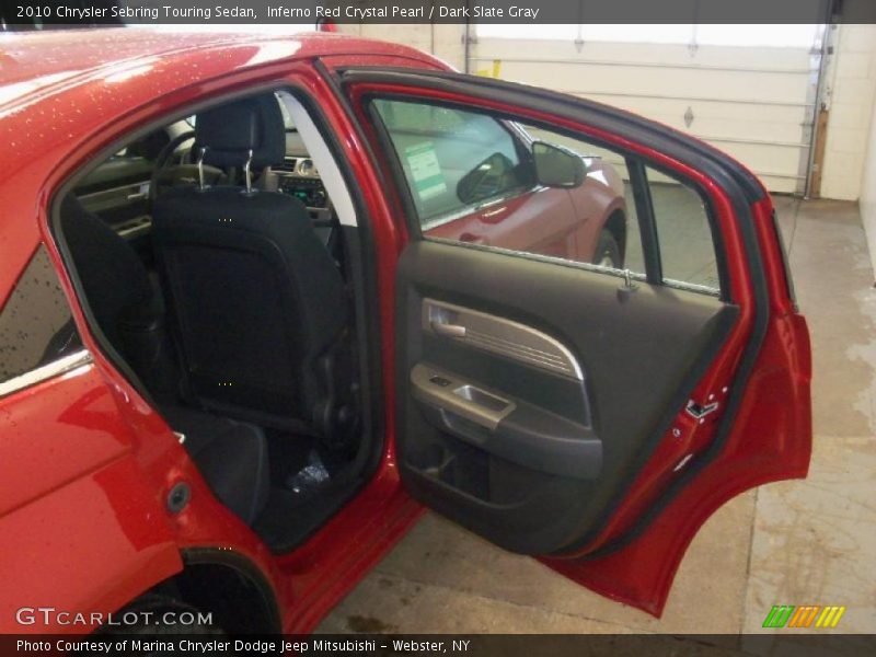 Inferno Red Crystal Pearl / Dark Slate Gray 2010 Chrysler Sebring Touring Sedan