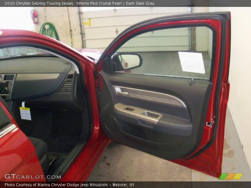 Inferno Red Crystal Pearl / Dark Slate Gray 2010 Chrysler Sebring Touring Sedan