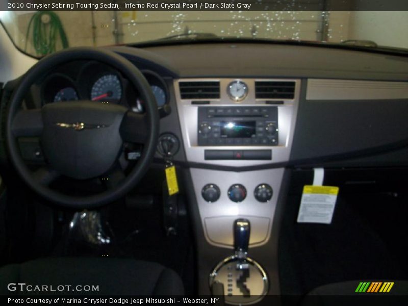 Inferno Red Crystal Pearl / Dark Slate Gray 2010 Chrysler Sebring Touring Sedan